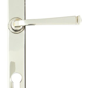 FROM THE ANVILĀ® Polished Nickel Avon Slimline Lever Espag. Lock Set