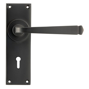 FROM THE ANVILĀ® Aged Bronze Avon Lever Lock Set