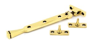 FROM THE ANVILĀ® Aged Brass 8" Avon Stay