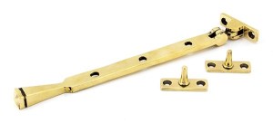 FROM THE ANVILĀ® Aged Brass 10" Avon Stay