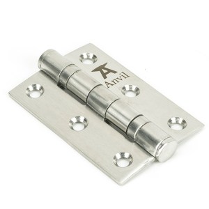 FROM THE ANVILĀ® Satin SS 3" Ball Bearing Butt Hinge (pair)