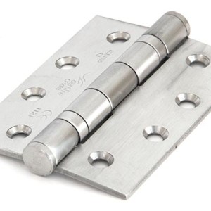 FROM THE ANVILĀ® Satin SS 4" Ball Bearing Butt Hinge (pair) F/R
