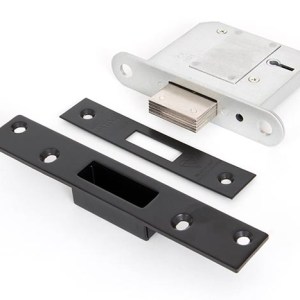 FROM THE ANVILĀ® Black 3" BS 5 Lever Deadlock KA