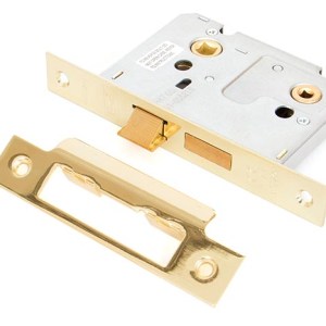 FROM THE ANVIL® Electro Brassed 3" Bathroom Mortice Lock