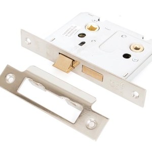FROM THE ANVIL® Nickel 3" Bathroom Mortice Lock
