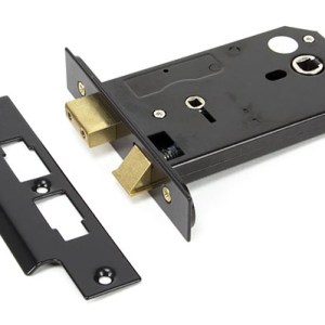 FROM THE ANVILĀ® Black 5" Horizontal Bathroom Lock
