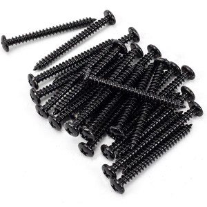 FROM THE ANVILĀ® Black 10x2" Round Head Screws (25)