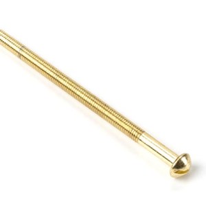FROM THE ANVIL® Polished Brass M5 x 90mm Male Bolt (1)