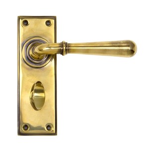 FROM THE ANVILĀ® Aged Brass Newbury Lever Bathroom Set