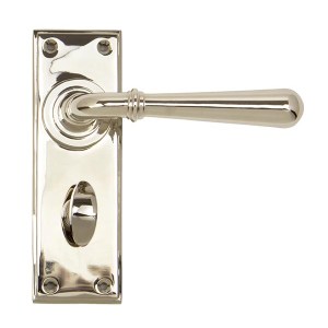 FROM THE ANVILĀ® Polished Nickel Newbury Lever Bathroom Set