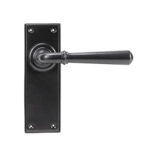 FROM THE ANVIL® Aged Bronze Newbury Lever Latch Set