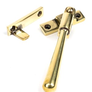 FROM THE ANVILĀ® Aged Brass Night-Vent Locking Newbury Fastener