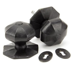 FROM THE ANVILĀ® External Beeswax Large Octagonal Mortice/Rim Knob Set