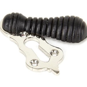 FROM THE ANVILĀ® Ebony & Polished Nickel Beehive Escutcheon