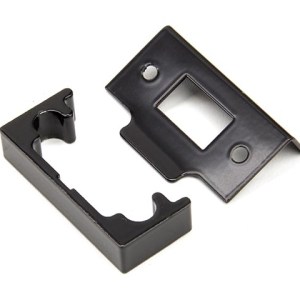 FROM THE ANVIL® Black ½" Rebate Kit for Tubular Mortice Latch