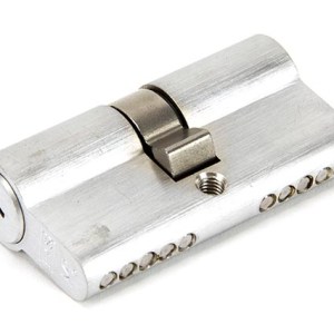 FROM THE ANVIL® Satin Chrome 30/30 Euro Cylinder