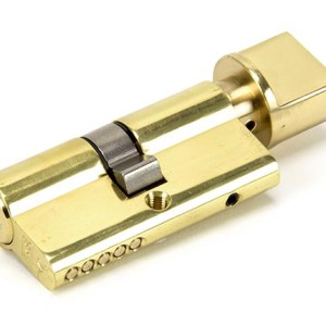 FROM THE ANVILĀ® Lacquered Brass 30/30 Euro Cylinder/Thumbturn