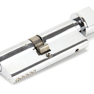 FROM THE ANVIL® Polished Chrome 40/40 Euro Cylinder/Thumbturn