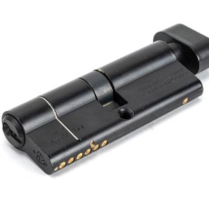 FROM THE ANVILĀ® Black 40/40 6pin Euro Cylinder/Thumbturn KA
