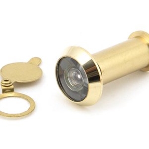 FROM THE ANVIL® Lacquered Brass Door Viewer 180° (34-56mm Door)