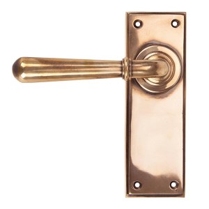 FROM THE ANVIL® Polished Bronze Newbury Lever Latch Set