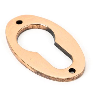 FROM THE ANVIL® Polished Bronze Oval Euro Escutcheon