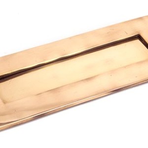 FROM THE ANVILĀ® Polished Bronze Small Letter Plate