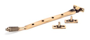 FROM THE ANVILĀ® Polished Bronze 10" Reeded Stay