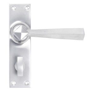 FROM THE ANVILĀ® Satin Chrome Straight Lever Bathroom Set