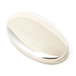 FROM THE ANVIL® Polished Nickel Oval Escutcheon & Cover