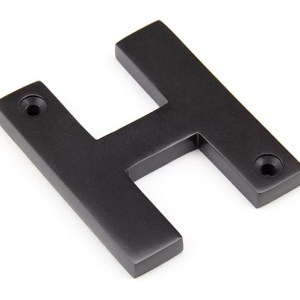 FROM THE ANVIL® Aged Bronze Letter H