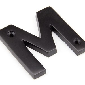 FROM THE ANVIL® Aged Bronze Letter M