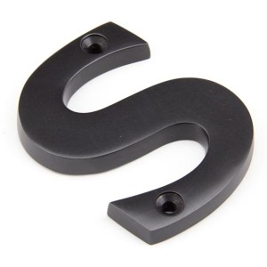 FROM THE ANVIL® Aged Bronze Letter S