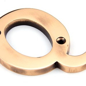 FROM THE ANVIL® Polished Bronze Letter Q
