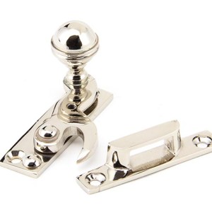 FROM THE ANVILĀ® Polished Nickel Prestbury Sash Hook Fastener