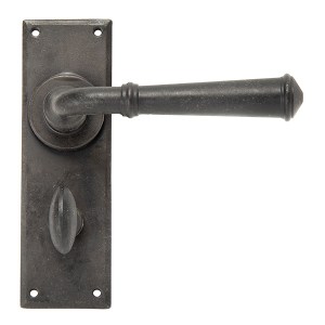 FROM THE ANVILĀ® External Beeswax Regency Lever Bathroom Set