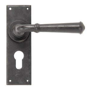 FROM THE ANVILĀ® External Beeswax Regency Lever Euro Lock Set
