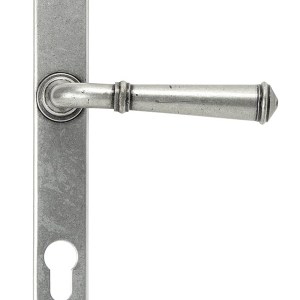 FROM THE ANVILĀ® Pewter Regency Slimline Lever Espag. Lock Set