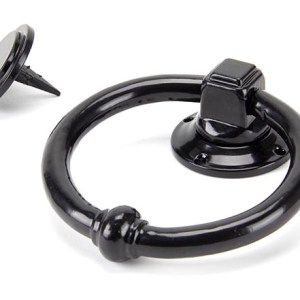 FROM THE ANVIL® Black Regency Door Knocker