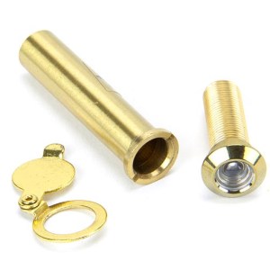FROM THE ANVIL® Lacquered Brass Door Viewer 180° (55-75mm Door)