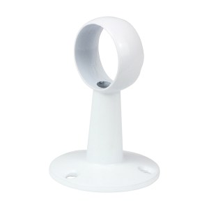 TIMCO Centre Bracket For Round Tube White - 25mm