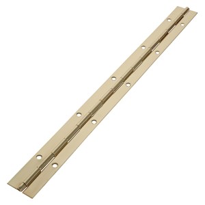 TIMCO Piano Hinges Steel Electro Brass - 1800 x 25