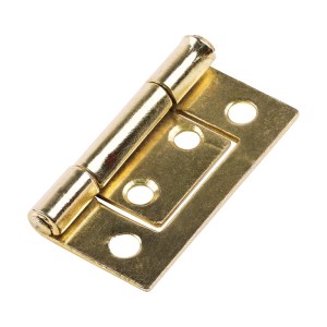 TIMCO Flush Hinges (105) Steel Electro Brass - 38 x 28