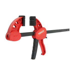 TIMCO Quick Change Bar Clamp, Two Piece Set, Heavy Duty 135kg Quick Release Woodworking Clamp, One Handed Clamp - 12" / 300mm Clamping Capacity