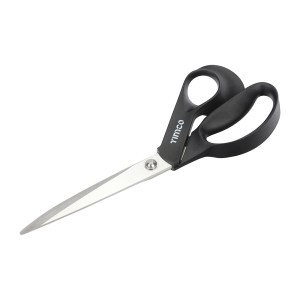 TIMCO Tradesmans Scissors, Heavy Duty with Stainless Steel Blades and Ergonomic Plastic Grips - 9 1/2" / 240mm
