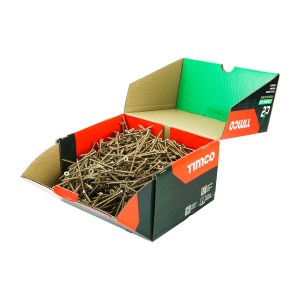 TIMCO C2 Strong-Fix Multi-Purpose Premium Countersunk Gold Woodscrews - 5.0 x 60