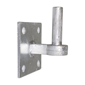 TIMCO Gate Hinge Hook on Square Plates Hot Dipped Galvanised - 19mm