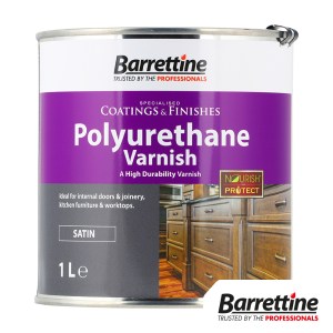 Barrettine Nourish & Protect Polyurethane Varnish Satin 1L