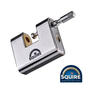 SQUIRE Armoured Brass Block Lock - 80mm