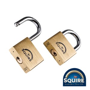 SQUIRE Premium Brass Lion Padlock - Keyed Alike - 50mm